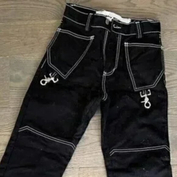 Brashy Studios Gotland Metal Link Detail Carpenter Jeans - Picture 1 of 8